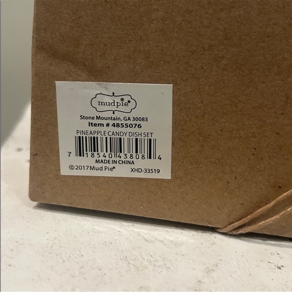 🆕Mud Pie Pineapple Dish with Spoon NWT - Picture 2 of 2